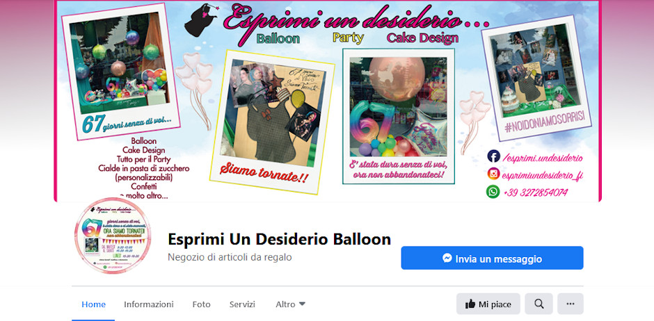 Siti amici - Esprimi un desiderio Baloon